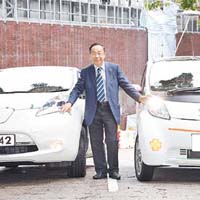 陳清泉預言，未來三十年將出現電動車革命。（甘偉倫攝）