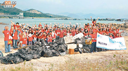 一年一度的香港國際海灘清潔比賽已開始接受義工組隊報名。（被訪者提供）