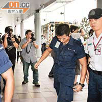 赤鱲角機場兩名受傷的機場特警。