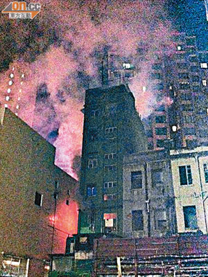 白加士街一幢唐樓日前發生奪命火警。