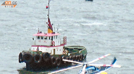 去年七月初阿古斯塔威斯特蘭AW139型號直升機急降維港海面。