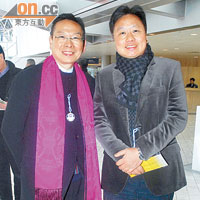 太子珠寶鐘錶主席鄧鉅明（右）同執董朱繼陶打算今年大舉進軍北京開舖。