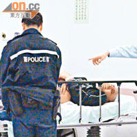 銅鑼灣<br>涉毆打傷人的南亞裔男子，亦報稱受傷送院。