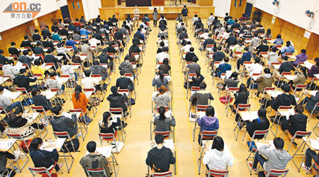 首屆文憑試被指「一試定生死」，學生壓力大增。