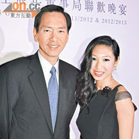 亞洲金融總裁陳智思（左），撐姪女陳曉鈴出任東華總理。