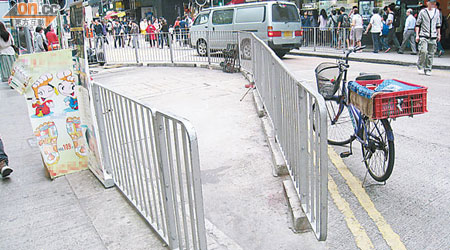 運輸署近日圍封北京道一段以作勘察，但市民認為對交通造成影響。