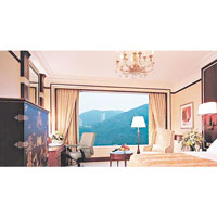 本港山景房<BR>港島香格里拉酒店五十樓，設有山景房。（互聯網圖片）