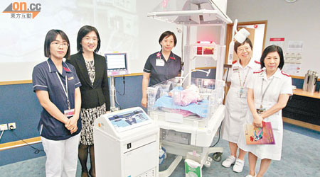 伊院引入多款新生嬰兒深切治療部專用儀器，希望改善對嬰兒的服務。（高嘉業攝）