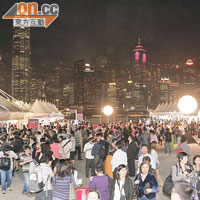 已舉辦三年的香港美酒佳餚巡禮，每年均人頭湧湧。（資料圖片）