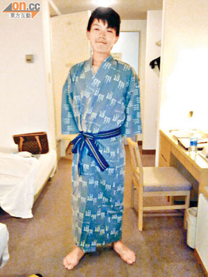 曾德熙前年與家人到北海道旅遊留影。