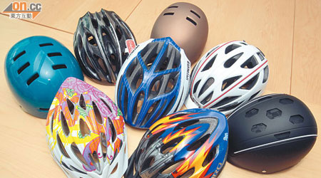 消委會測試二十三款單車頭盔，其中三款產品含塑化劑。