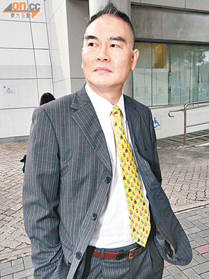 懲教更生事務高級監督袁樹繁否認曾指示下屬造假。（何天成攝）