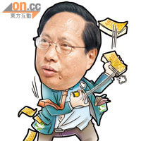 何俊仁與民主黨爆「混帳」醜聞。（設計圖片）