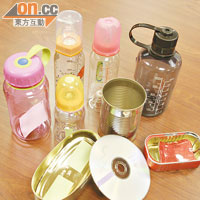 雙酚A廣泛用於製造嬰兒奶樽、膠水樽及罐頭內層。