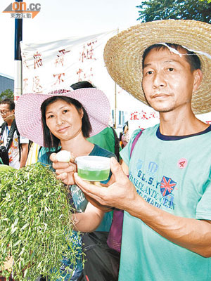 楊兆津和太太（坪輋隔田村居民）