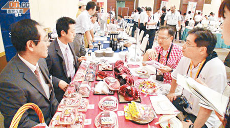 茨城縣舉辦產品介紹會，邀請香港飲食界人士來試食，開發商機。