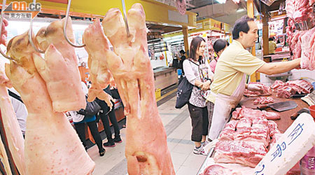 肉販及市民處理豬肉時需小心，若有傷口應避免直接接觸肉類。