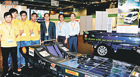 專教院師生團隊，成功研發車身只重六十公斤的太陽能電動車SOPHIE，在國際環保賽事中獲亞軍。