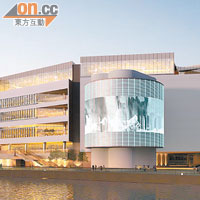 擬加建天台玻璃的新展覽廳，令藝術館更具時代感。（設計圖片）