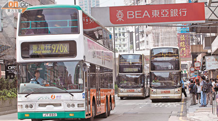 當局提出以客率為增減巴士路線的準則。