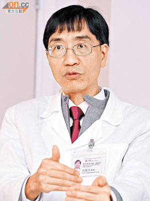 袁國勇表示H7N9禽流病毒可於人體體溫攝氏卅七度有效繁殖。