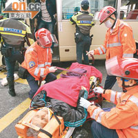 重傷老婦昏迷送院搶救。