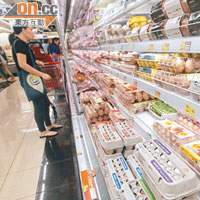 消委會調查發現去年超市所售的雞蛋加價逾一成七。