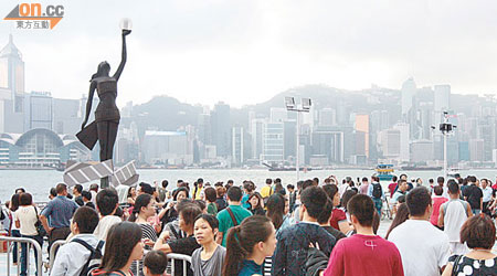 旅議會指今日起一連三日假期，預料共有九百多個內地旅行團來港。