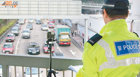 警方自動車牌識別系統下月初在全港不同地區偵測車牌。
