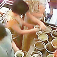 被揭發翻用湯底的上海火鍋店，每日有不少顧客光顧。（互聯網圖片）