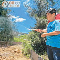 營友在南丫島戶外及環保活動中心內可體驗有機耕種。