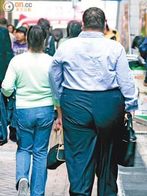 外國研究發現肥胖人士易患心臟病，與基因變異有關。（資料圖片）