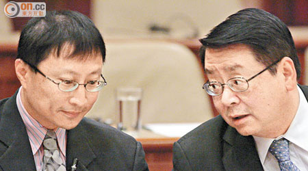 蔡美儀個案是由曾浩輝（左）提名，林秉恩（右）同意，惟兩人已先後離職或退休。（資料圖片）