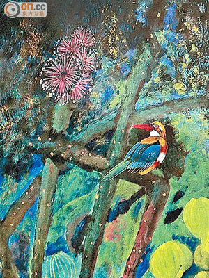 鐵頭仁捐出嘅黃永玉大師畫作《花鳥》，已證實係假畫。