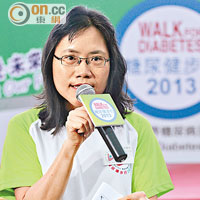 梁彥欣指，二型糖尿受遺傳影響，有家族史的人應定期檢查血糖水平。