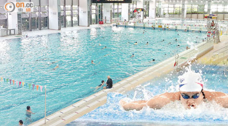 有港隊泳手指，本港欠缺國際性游泳場地好難發展所長。