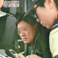 涉酒後駕駛女子被捕。
