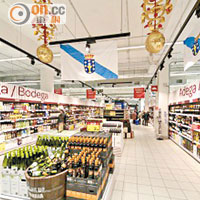 大型連鎖超市有如一個迷宮，導航系統有助尋找所需物品的位置。