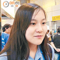 陳小姐（中學生）<br>「（湯顯明）影響咗香港堅守法治嘅精神，作為港人實在感到傷心，希望政府做好啲。」