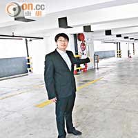 顏汶羽指彩福邨停車場的空置率大幅上升。