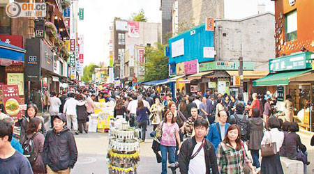去年到韓國旅遊的港人創四十萬人次的歷史新高。