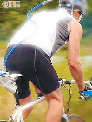 單車頭盔水冷系統，讓單車騎士可迅速降溫。