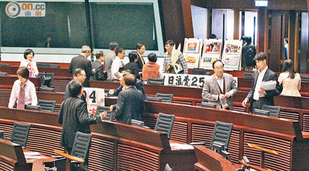 立法會議員不贊成加開會議審議預算案撥款，只承諾往後盡量避免流會。（資料圖片）