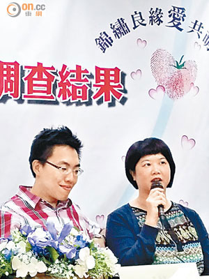 馮氏夫婦結婚六載，但依然恩愛如昔，二人坦言溝通最為重要。