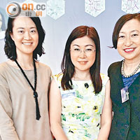 城市女青年商會前會長Dora（左起）、黃詩韻及趙麗娟，希望選出有風格嘅時尚專業女性。