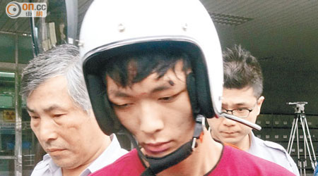 台灣大學生鄭捷涉持刀殺人被捕。（資料圖片） 