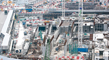 高鐵香港段工程最新造價估算，據悉可高達八百億元，即超支一百五十億元。（資料圖片）