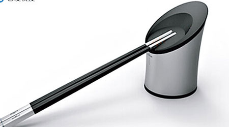 百度筷搜首次亮相，聲稱可智能檢測坑渠油。（互聯網圖片）