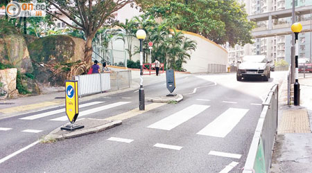 安德道常逸樓對出路段車速被指過快，對過路者構成威脅。