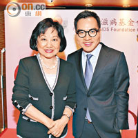 Green Monday創辦人楊大偉（右）與中國愛滋病防治行動香港委員會副主席李麗娟並肩抗疫多年，跑遍內地多個省市。